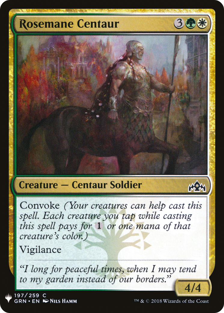 Image of Rosemane Centaur (LIST-GRN-197) - The List