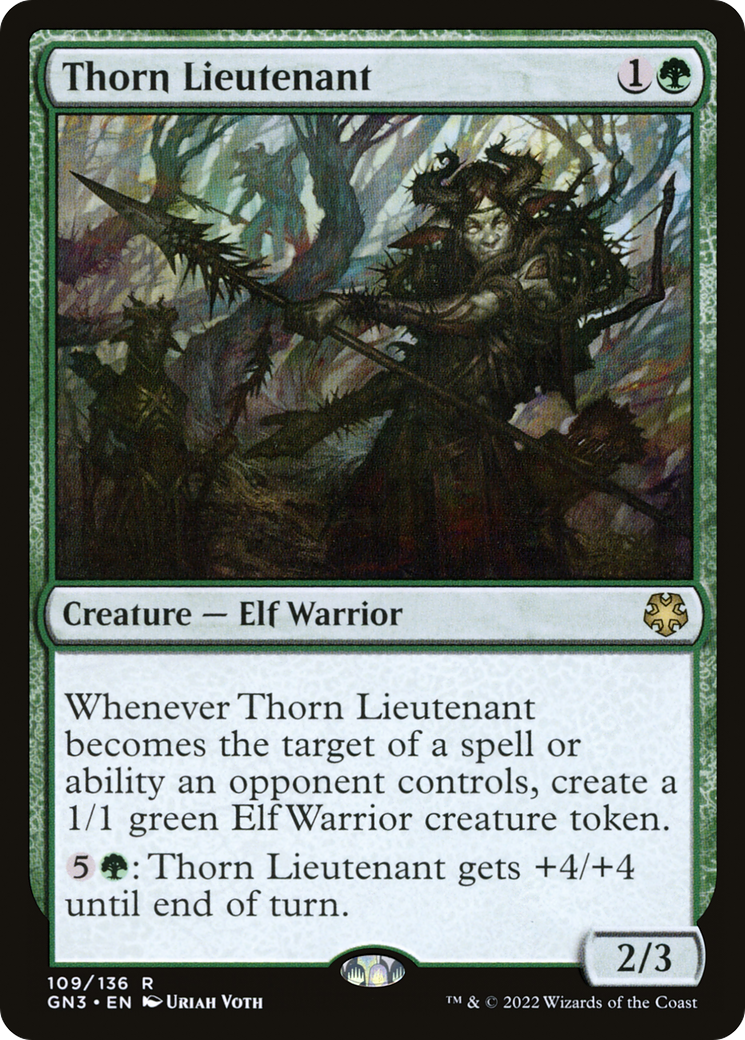 Image of Thorn Lieutenant (GN3-109) - Game Night: Free-for-All