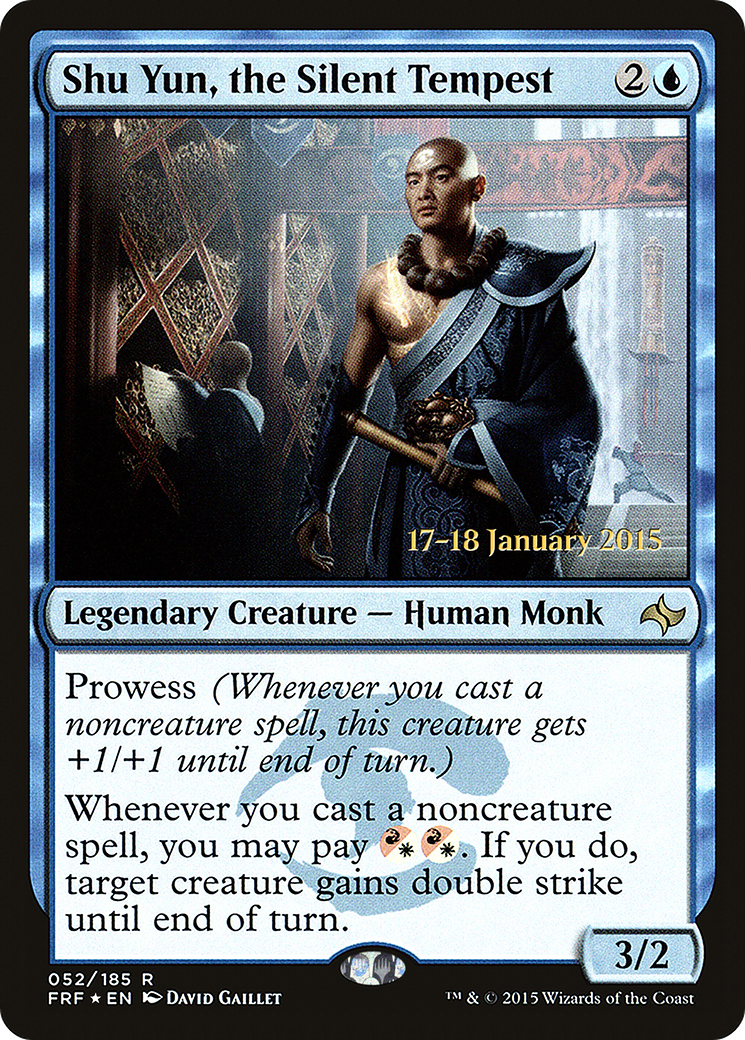 Image of Shu Yun, the Silent Tempest (PRE-052) - Fate Reforged Promos Foil