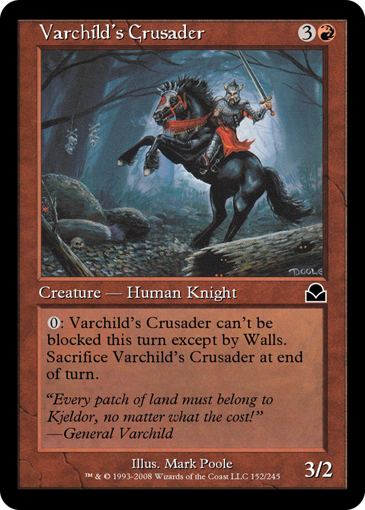 Image of Varchild's Crusader (ME2-152) - Masters Edition II Foil