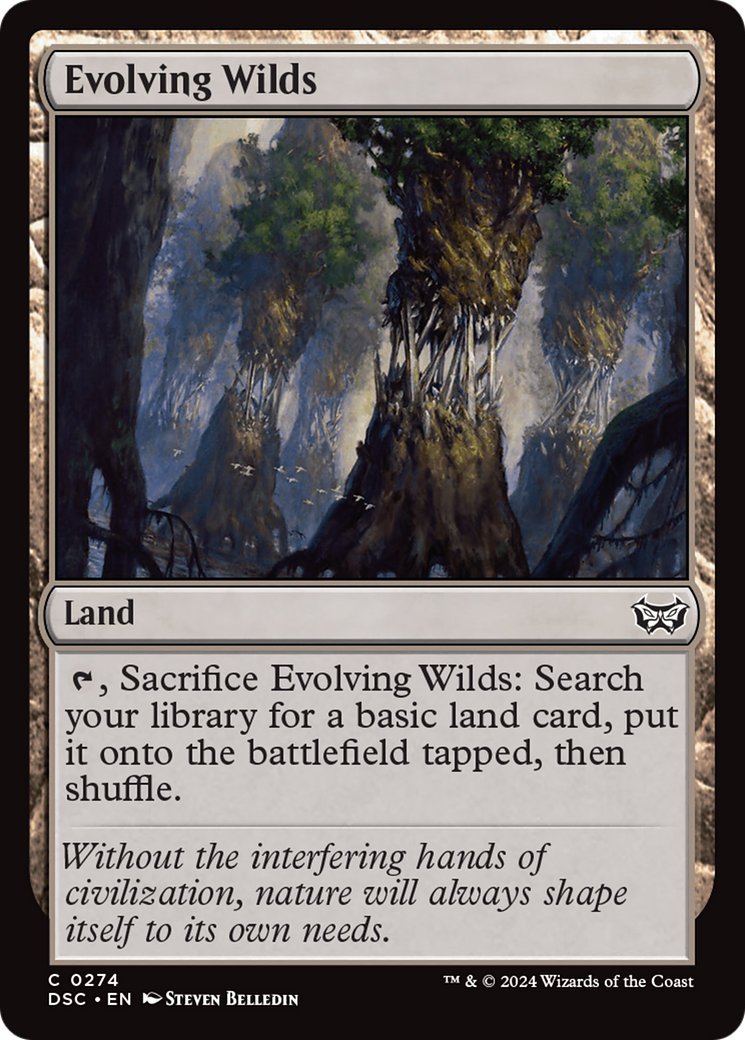 Image of Evolving Wilds (DSC-274) - Duskmourn: House of Horror Commander