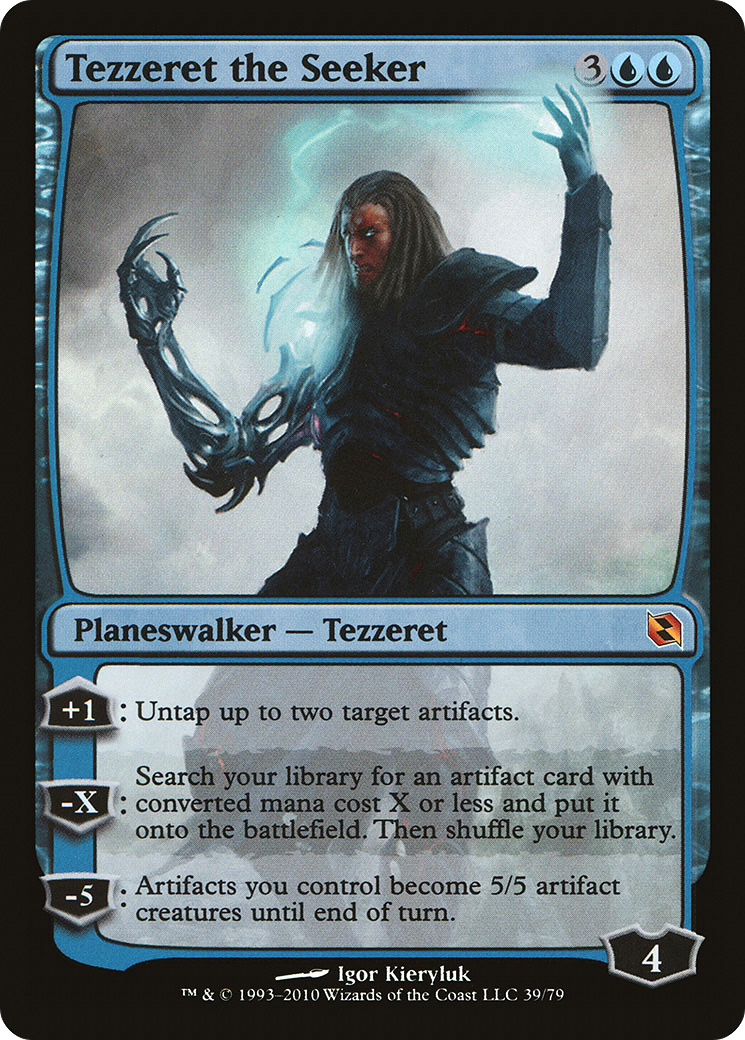 Image of Tezzeret the Seeker (DDF-039) - Duel Decks: Elspeth vs. Tezzeret Foil