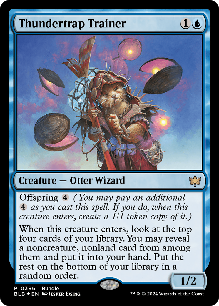Image of Thundertrap Trainer (BLB Bundle) (UMP-386) - Bloomburrow Foil
