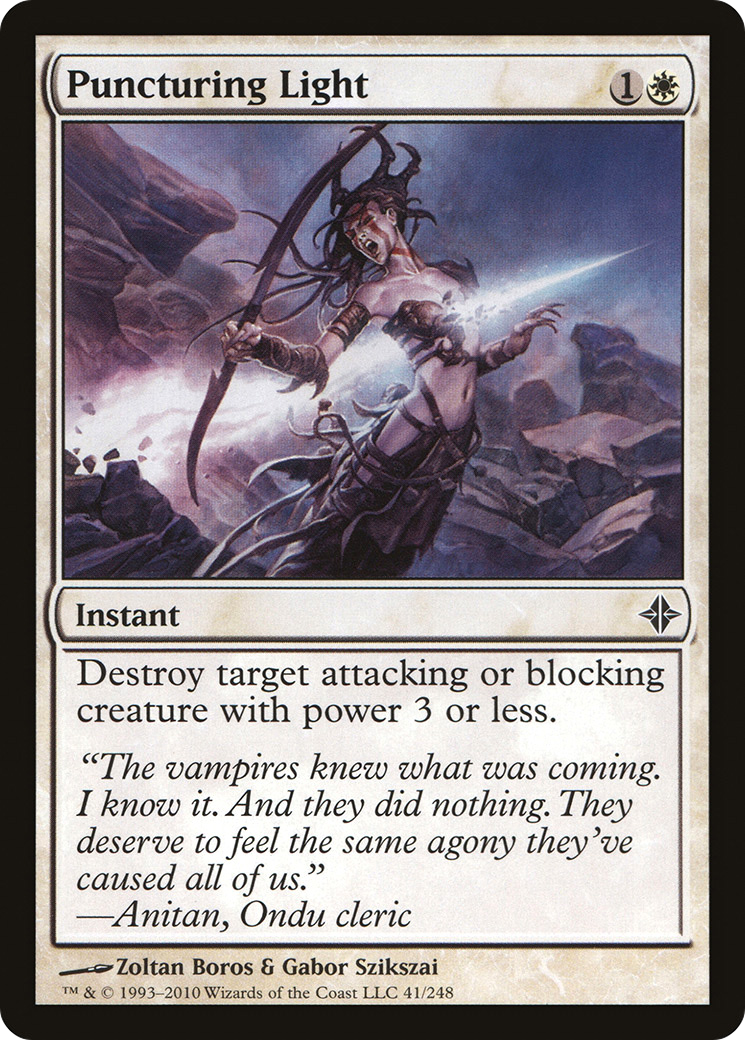 Image of Puncturing Light (ROE-041) - Rise of the Eldrazi