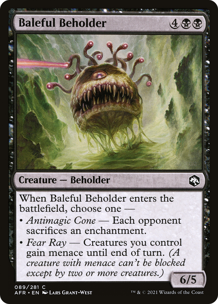 Image of Baleful Beholder (AFR-089) - Adventures in the Forgotten Realms