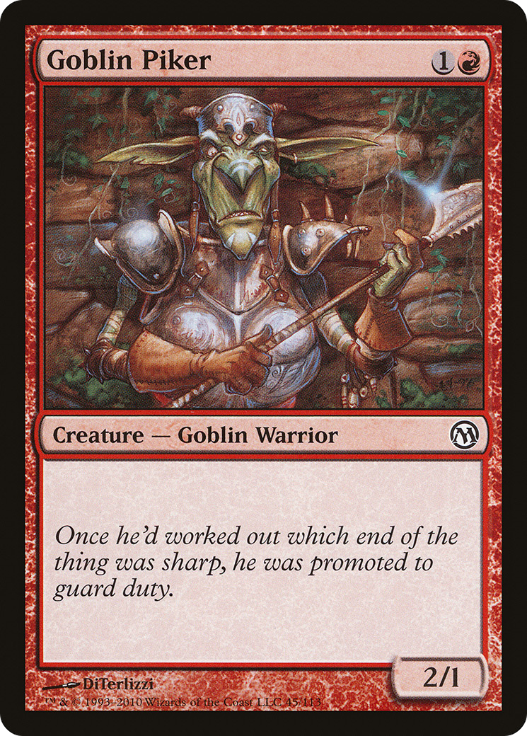Image of Goblin Piker (DPA-045) - Duels of the Planeswalkers