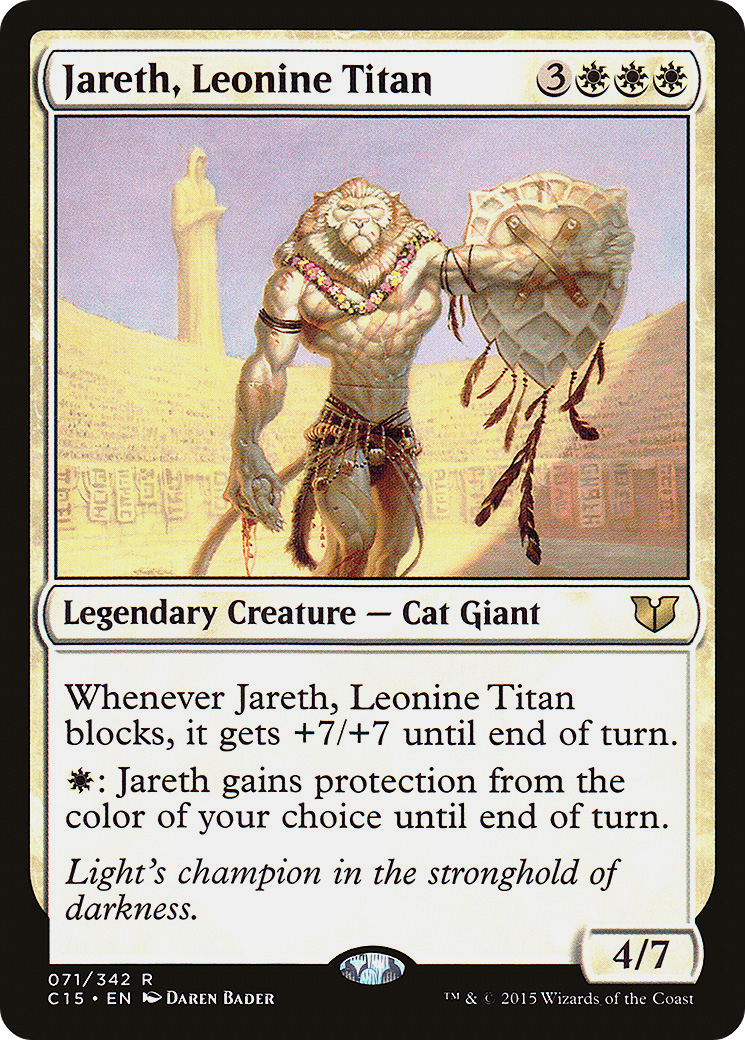 Image of Jareth, Leonine Titan (C15-071) - Commander 2015