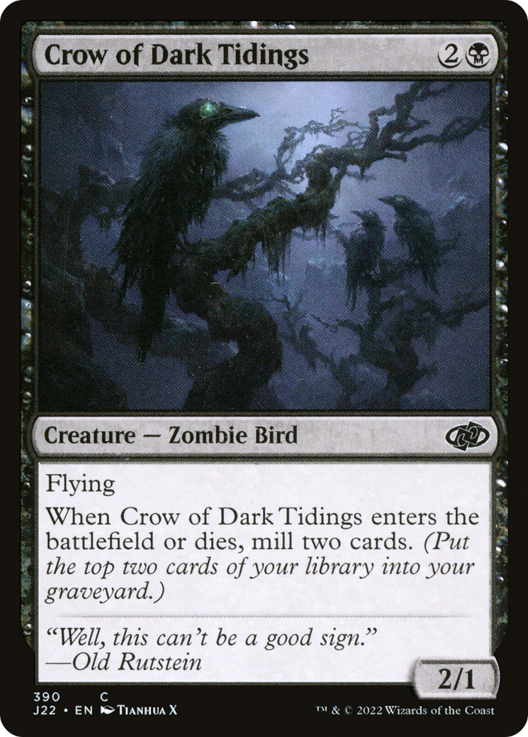 Image of Crow of Dark Tidings (J22-390) - Jumpstart 2022