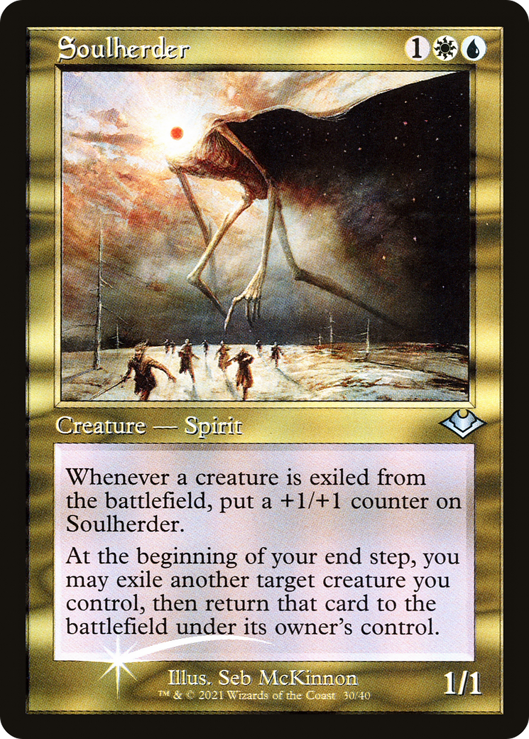 Image of Soulherder (Retro Frame) (MH1-030) - Modern Horizons 1 Timeshifts Foil
