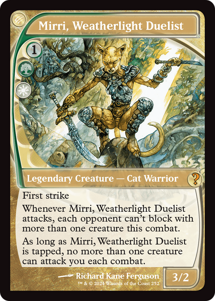 Image of Mirri, Weatherlight Duelist (Future Sight) (MB2-252) - Mystery Booster 2 Foil