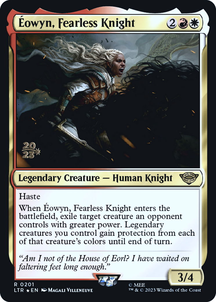 Image of Eowyn, Fearless Knight (PRE-201) - Tales of Middle-earth Promos Foil