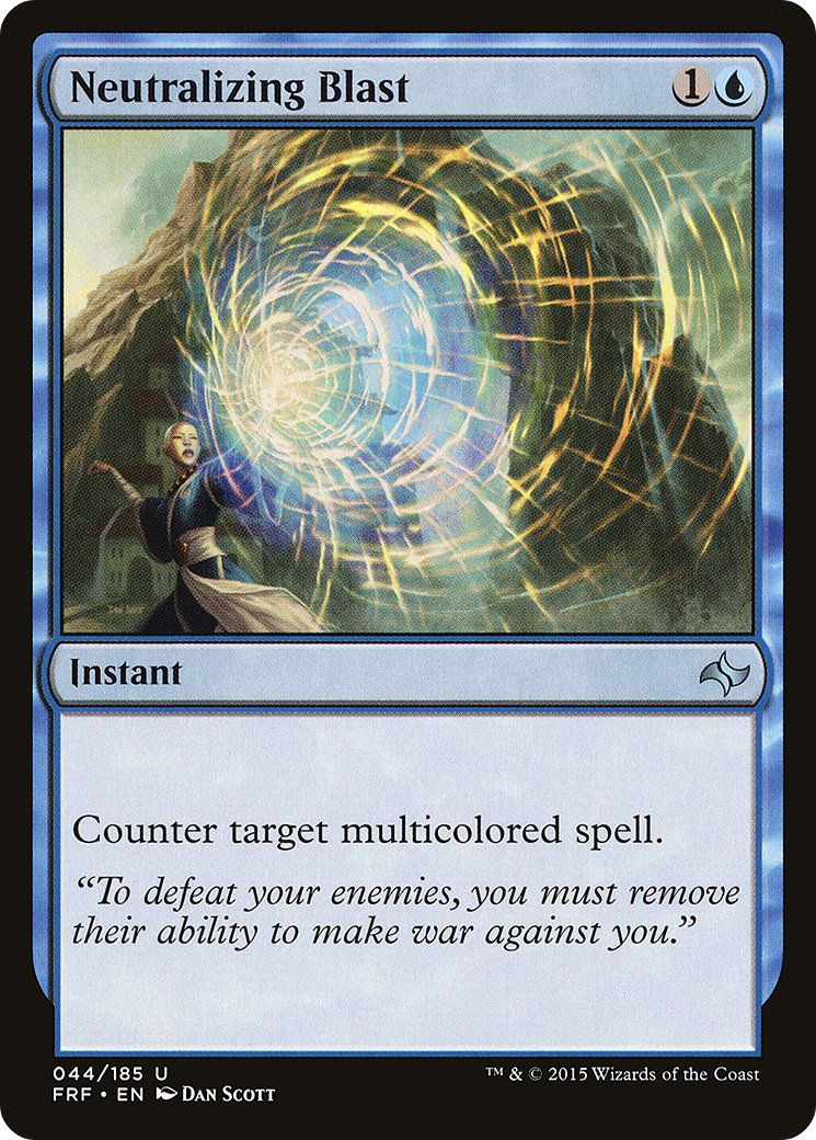 Image of Neutralizing Blast (FRF-044) - Fate Reforged Foil