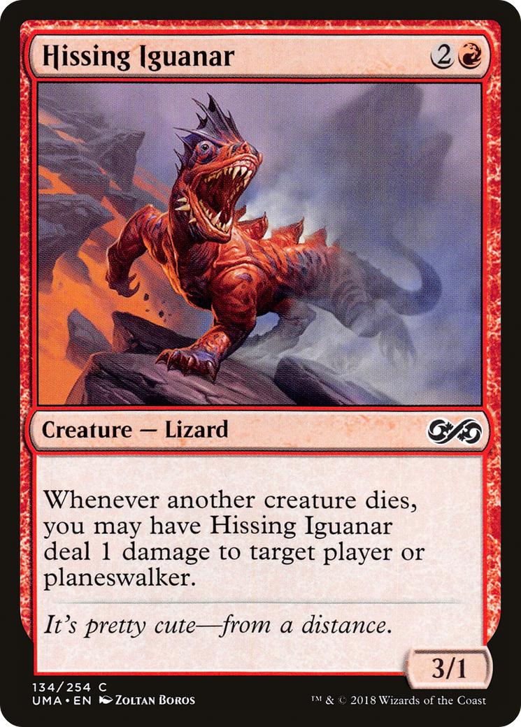 Image of Hissing Iguanar (UMA-134) - Ultimate Masters