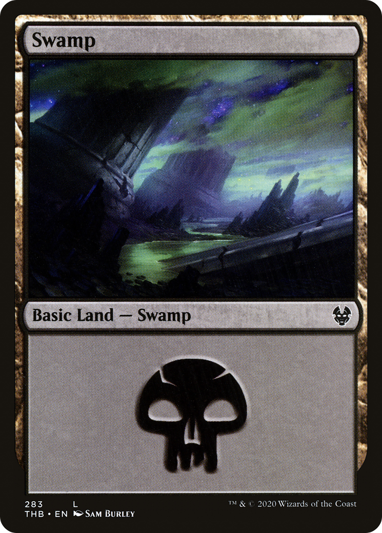 Image of Swamp (283) (THB-283) - Theros Beyond Death Foil