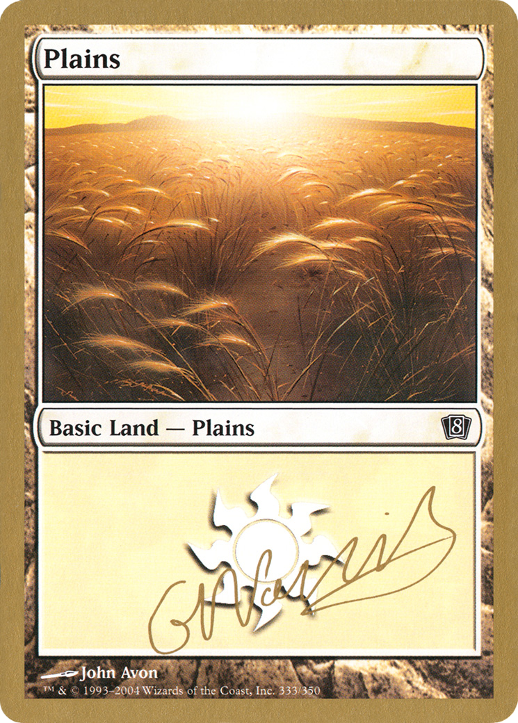 Image of Plains (333) - 2004 Gabriel Nassif (8ED) (WCD-) - World Championship Decks 2004