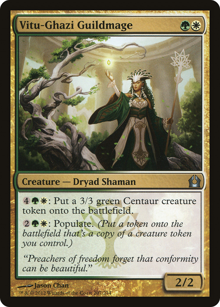 Image of Vitu-Ghazi Guildmage (RTR-207) - Return to Ravnica Foil