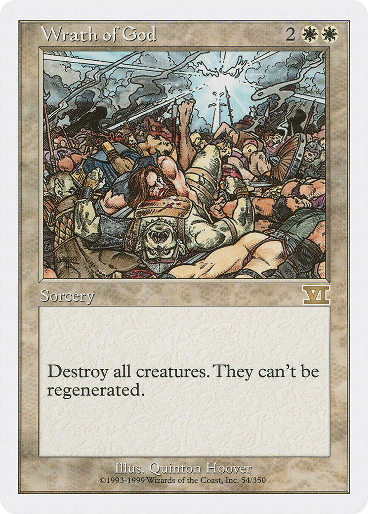 Image of Wrath of God (6ED-054) - Classic Sixth Edition