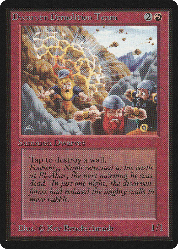 Image of Dwarven Demolition Team (LEB-) - Limited Edition Beta