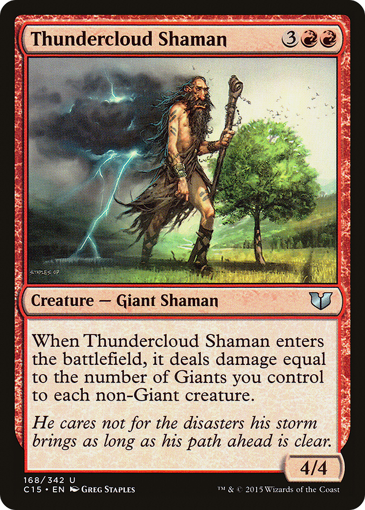 Image of Thundercloud Shaman (C15-168) - Commander 2015