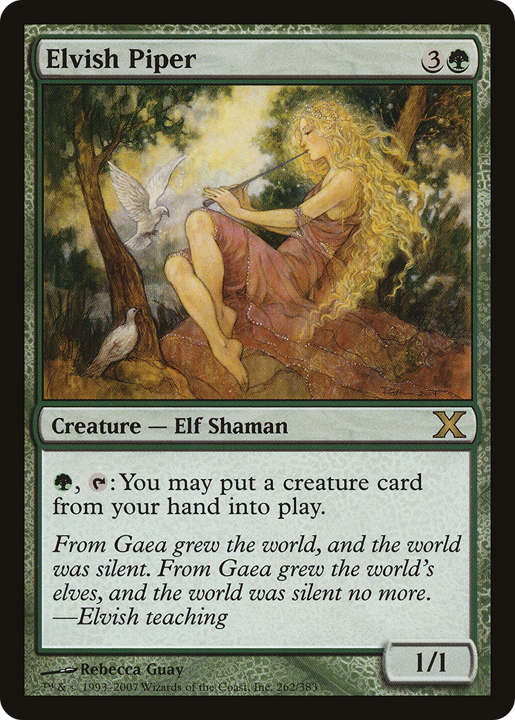 Image of Elvish Piper (10E-262) - Tenth Edition Foil