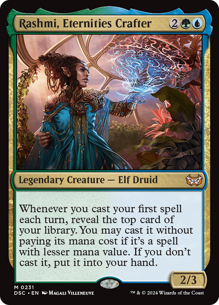 Image of Rashmi, Eternities Crafter (DSC-231) - Duskmourn: House of Horror Commander