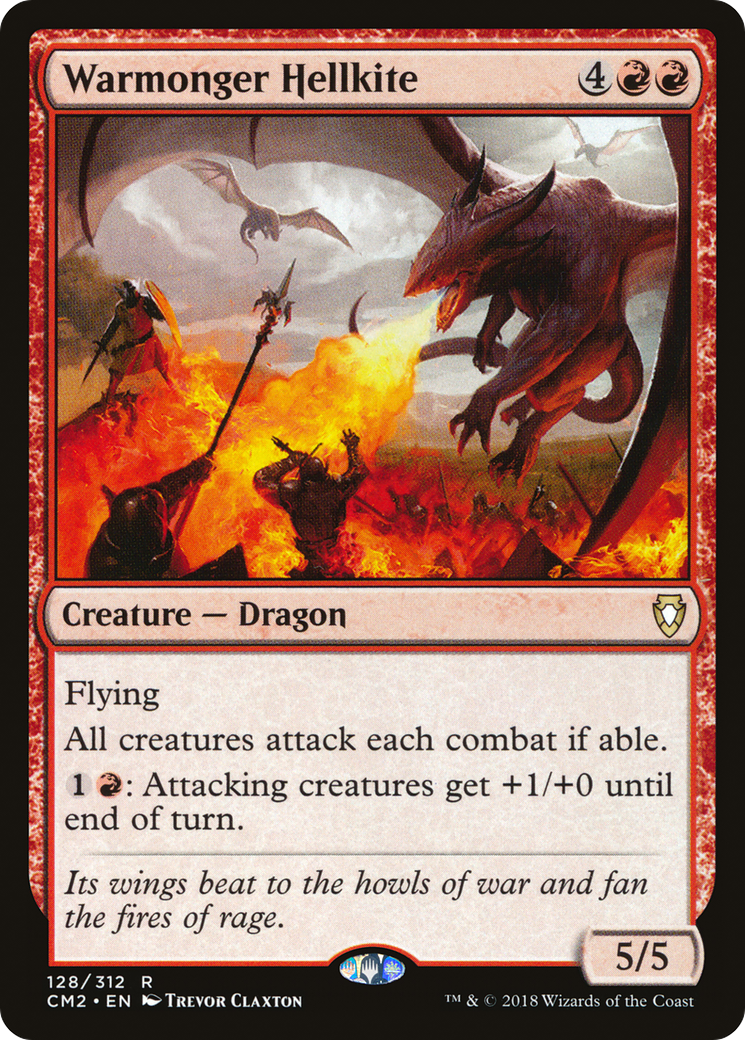 Image of Warmonger Hellkite (CM2-128) - Commander Anthology Volume II
