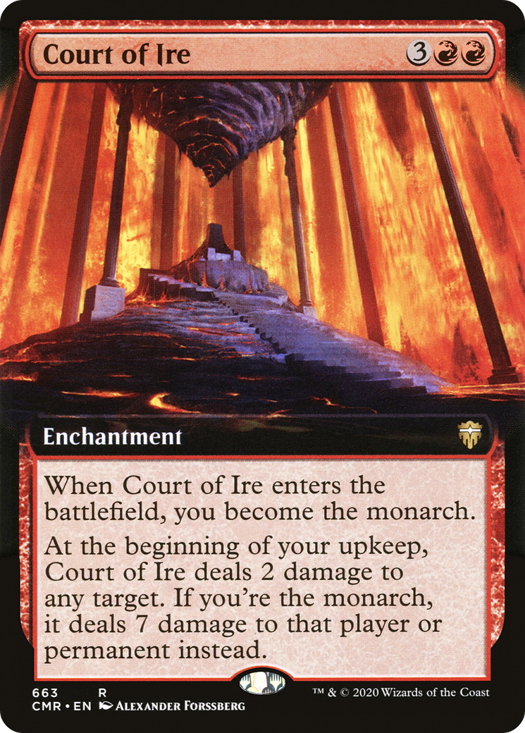 Image of Court of Ire (Extended Art) (CMR-663) - Commander Legends: (Extended Art)