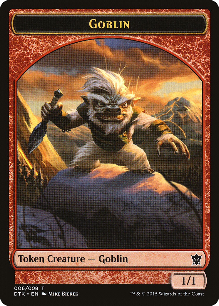 Image of Goblin Token (DTK-006) - Dragons of Tarkir Tokens