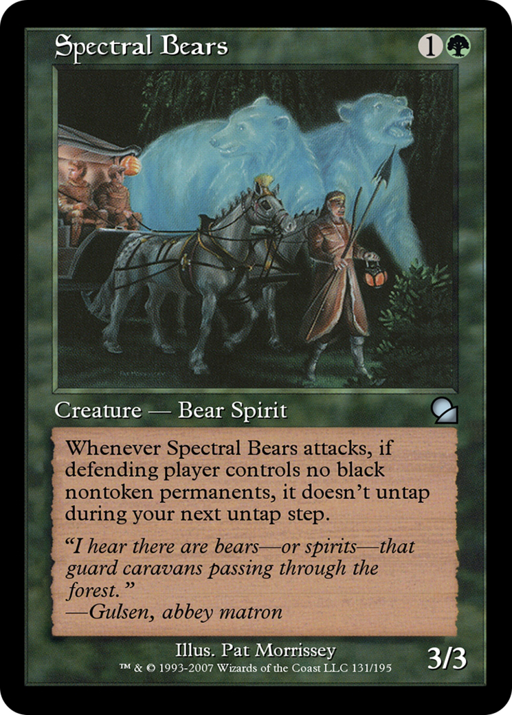 Image of Spectral Bears (ME1-131) - Masters Edition Foil
