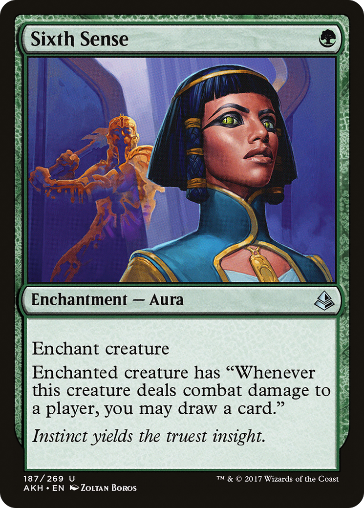 Image of Sixth Sense (AKH-187) - Amonkhet Foil