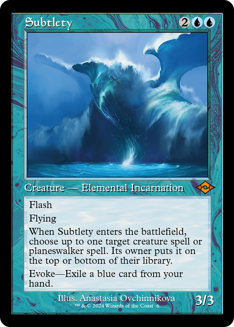 Image of Subtlety (Retro Frame) (MH2-006) - Modern Horizons 2 Timeshifts Foil