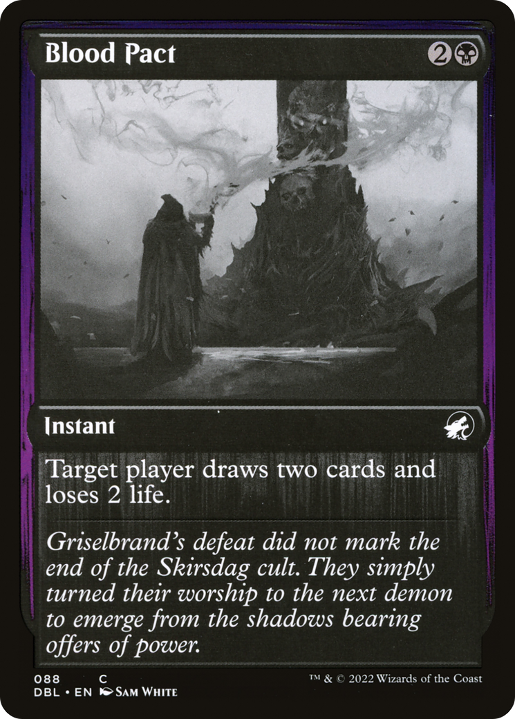 Image of Blood Pact (DBL-088) - Innistrad: Double Feature Foil