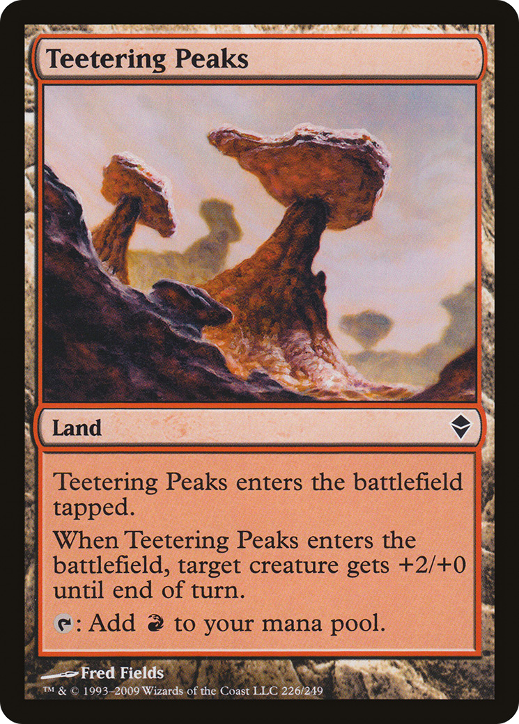 Image of Teetering Peaks (ZEN-226) - Zendikar