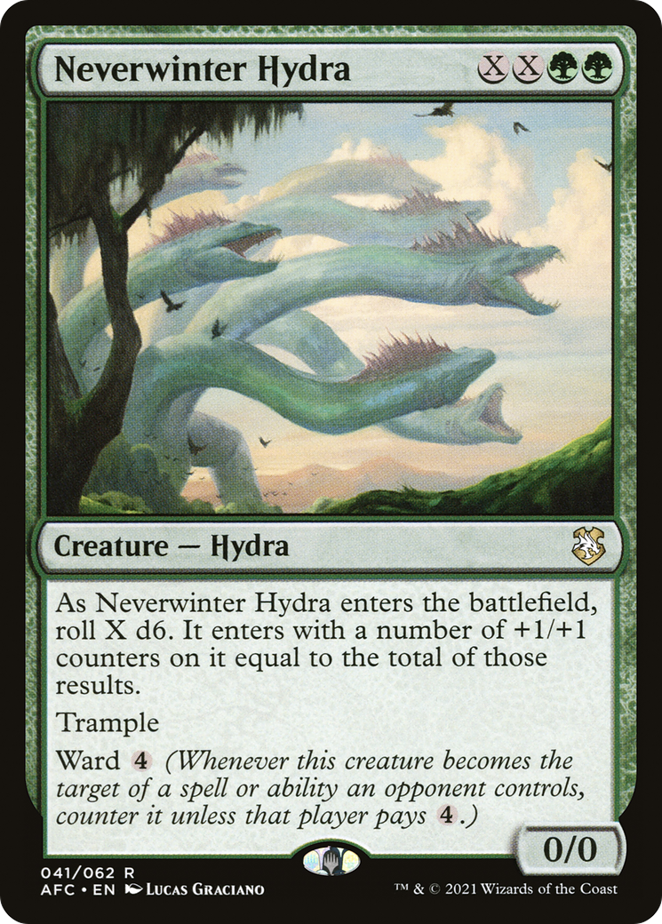 Image of Neverwinter Hydra (AFC-041) - Forgotten Realms Commander