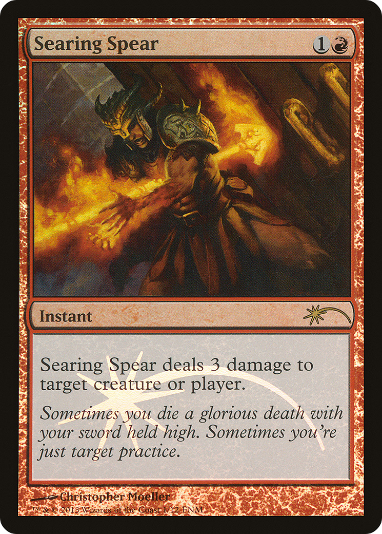 Image of Searing Spear (FNM-) - Friday Night Magic 2013 Foil