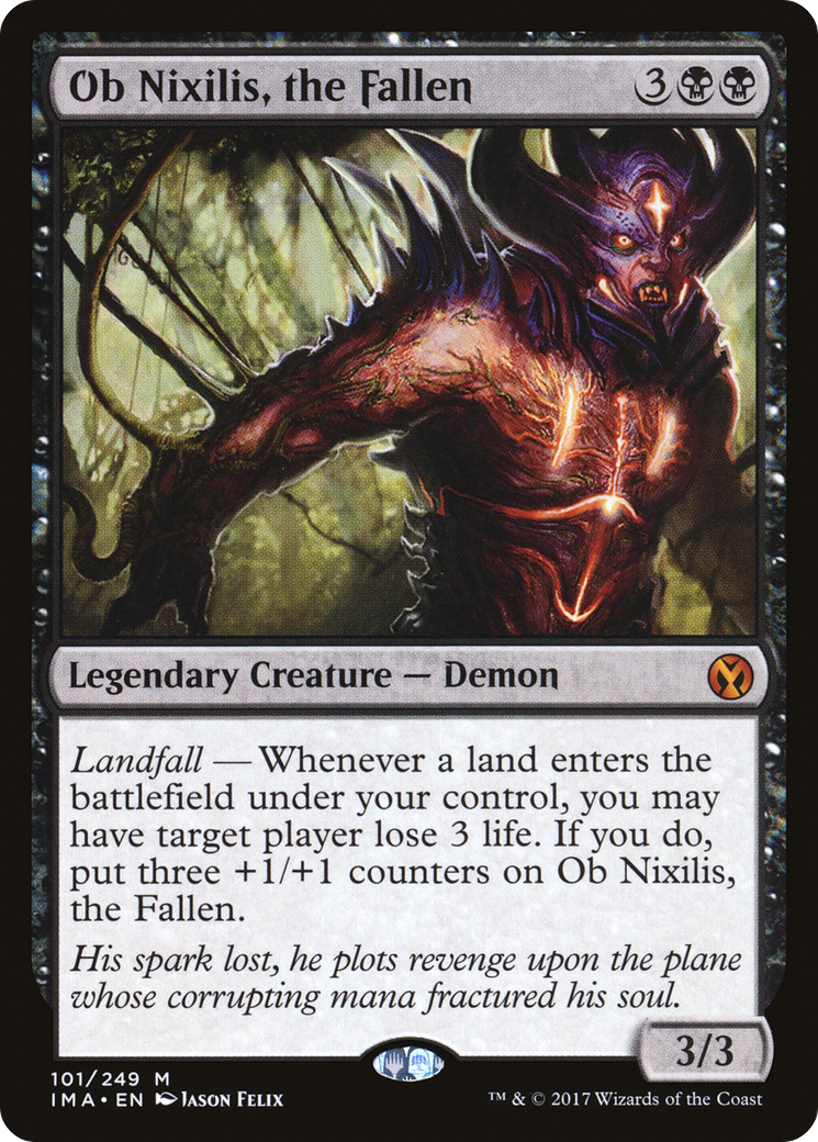 Image of Ob Nixilis, the Fallen (IMA-101) - Iconic Masters