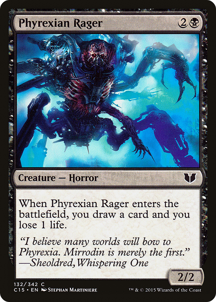 Image of Phyrexian Rager (C15-132) - Commander 2015