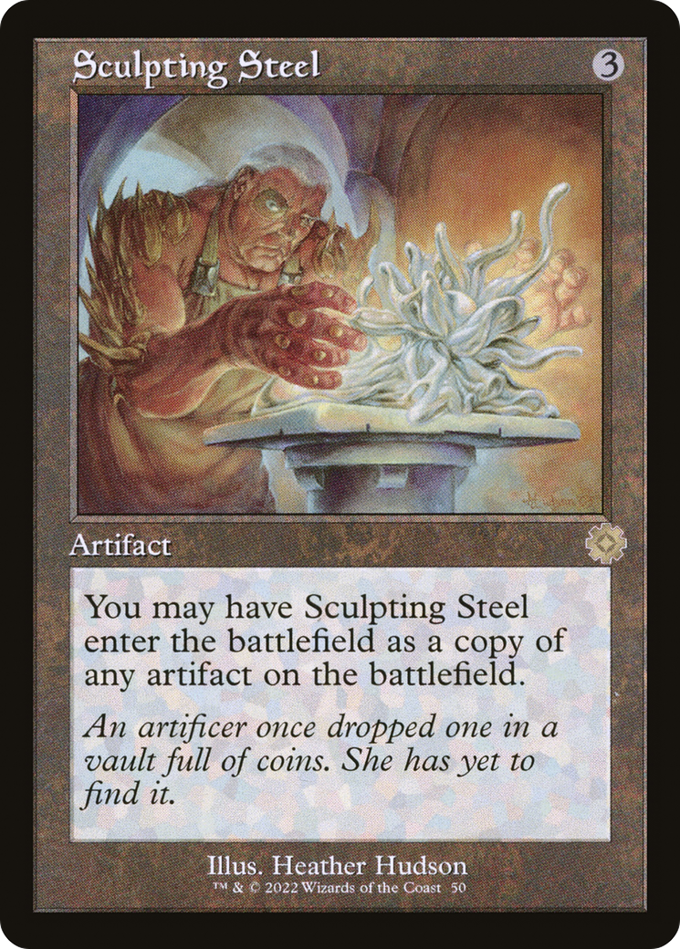 Image of Sculpting Steel (BRR-050) - The Brothers' War Retro Artifacts Foil