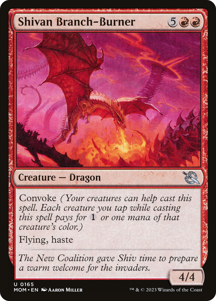 Image of Shivan Branch-Burner (MOM-165) - March of the Machine