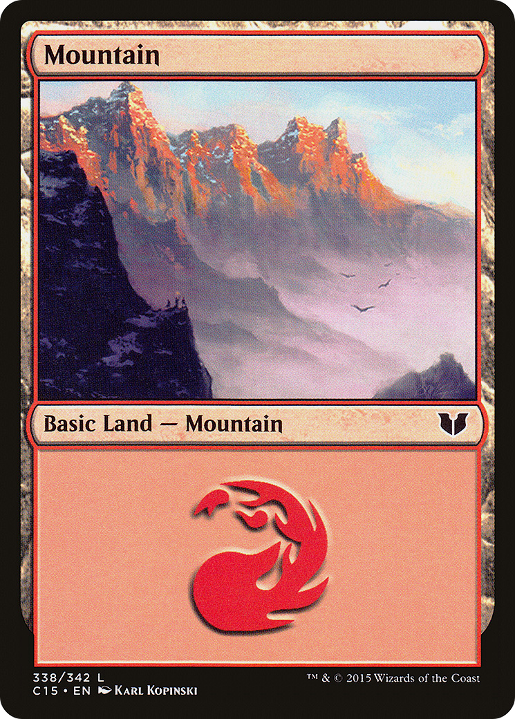 Image of Mountain (338) (C15-338) - Commander 2015