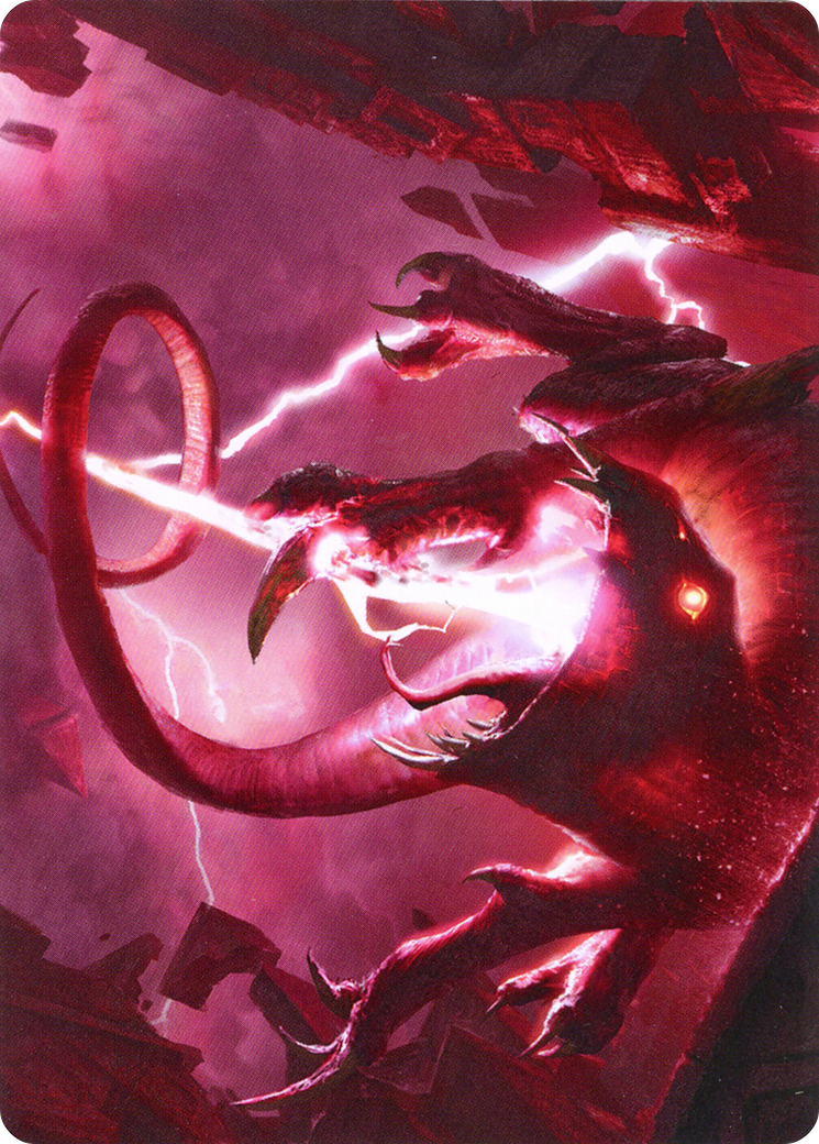 Image of Thundering Rebuke // Thundering Rebuke (AZNR-068) - Zendikar Rising Art Series (Borderless)