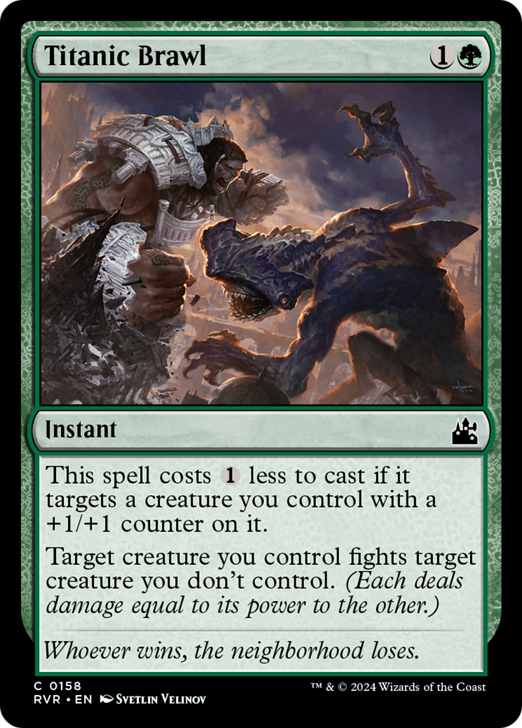 Image of Titanic Brawl (RVR-158) - Ravnica Remastered