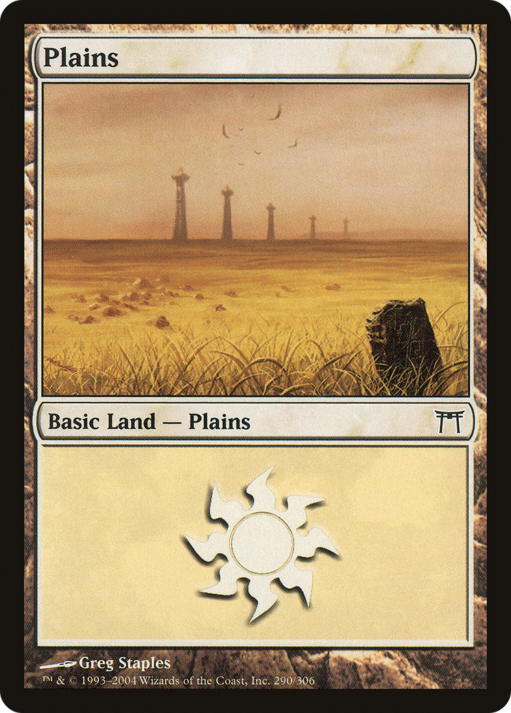 Image of Plains (290) (CHK-290) - Champions of Kamigawa