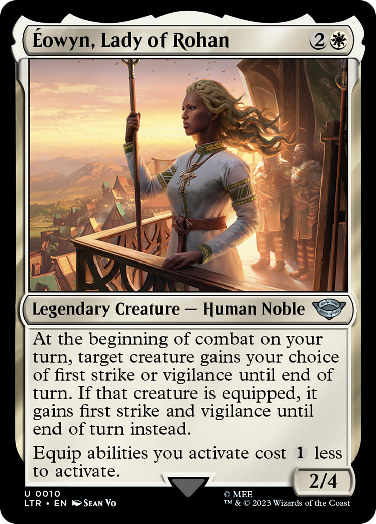 Image of Eowyn, Lady of Rohan (LTR-010) - The Lord of the Rings: Tales of Middle-earth Foil