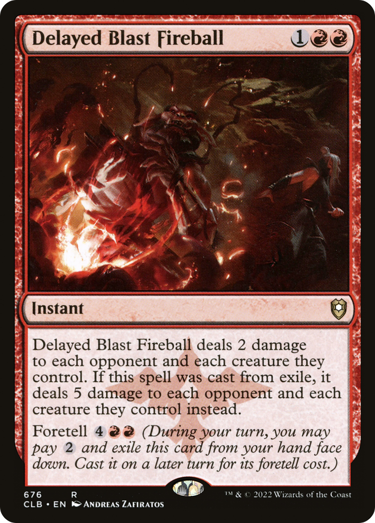 Image of Delayed Blast Fireball (CLB-676) - Commander Legends: Battle for Baldur's Gate