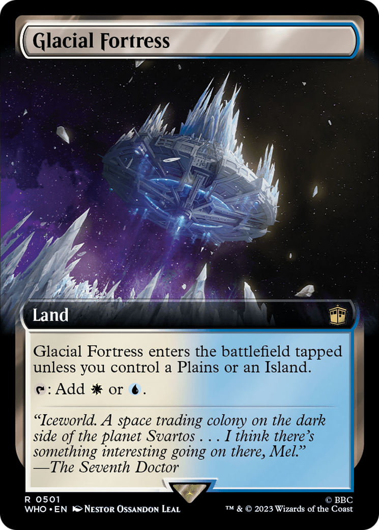 Image of Glacial Fortress (Extended Art) (WHO-501) - Doctor Who: (Extended Art) Foil