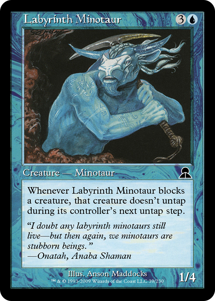 Image of Labyrinth Minotaur (ME3-039) - Masters Edition III Foil