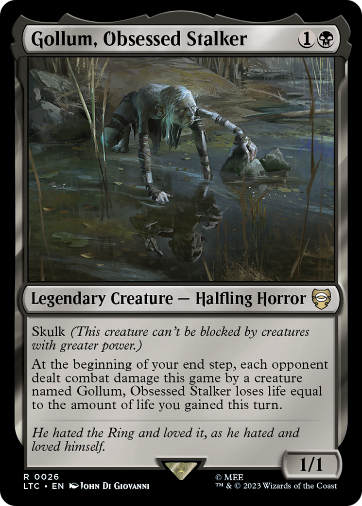 Image of Gollum, Obsessed Stalker (LTC-026) - Tales of Middle-earth Commander