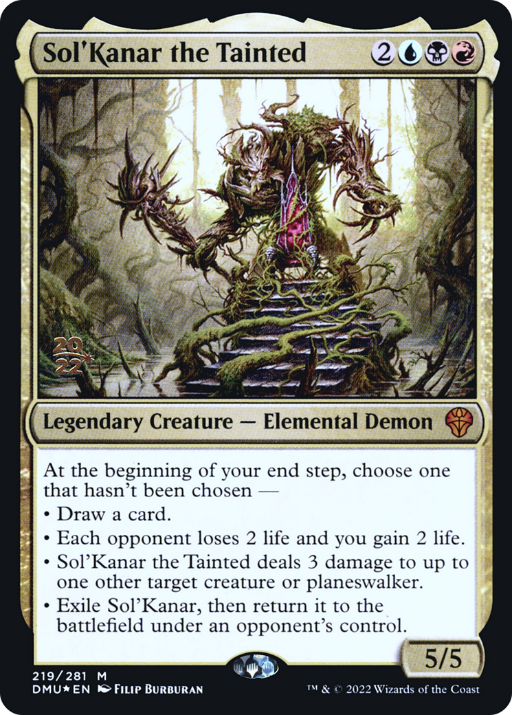 Image of Sol'Kanar the Tainted (PRE-219S) - Dominaria United Promos Foil