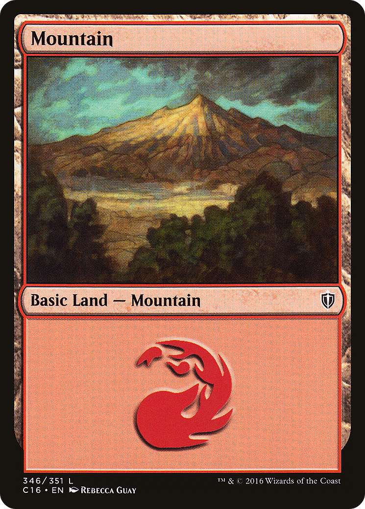 Image of Mountain (346) (C16-346) - Commander 2016